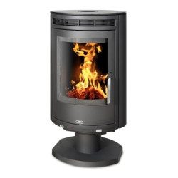 Krbová kamna ABX Arktis 8 otočný, černý plech