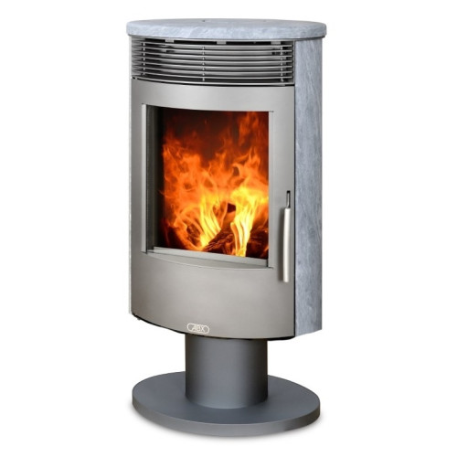 Krbová kamna ABX Arktis 8 otočný mastek, šedý