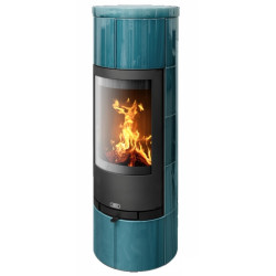 Kachlová kamna ABX Kastilie aquamarín
