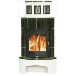 Kachlova kamna ABX Normandie zelená