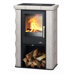 Kachlová Krbová kamna ABX Sardinie ahornweiss