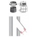 Redukce pro připojení do keramického komínu 130/200 mm