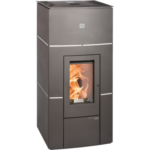 Peletová kamna Haas Sohn HSP 6 RUEDA RLU bílé lišty